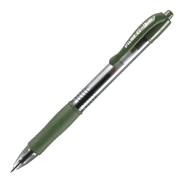 Penna Gel Pilot G2 07 Mm Verde Scrittura Fluida Ufficio Scuola